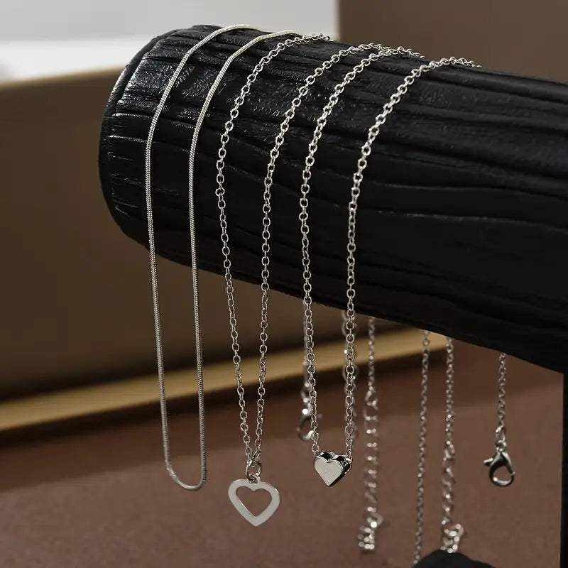 Everyday Chain Necklace Set for Women