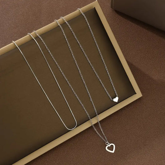 Everyday Chain Necklace Set for Women