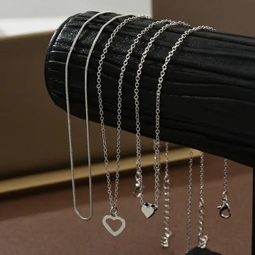 Everyday Chain Necklace Set for Women