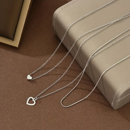 Everyday Chain Necklace Set for Women